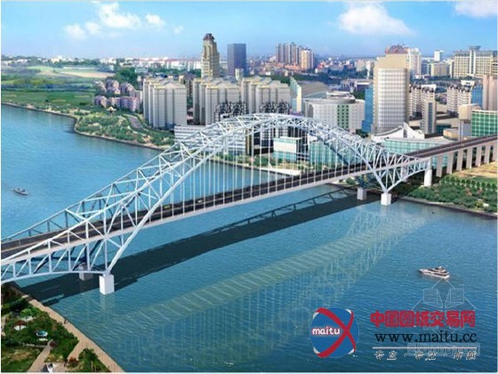 珠海新地标:国内最大公路钢桁系杆拱桥