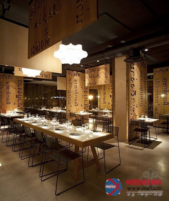 马德里风情新颖独特的LAH!餐厅设计
