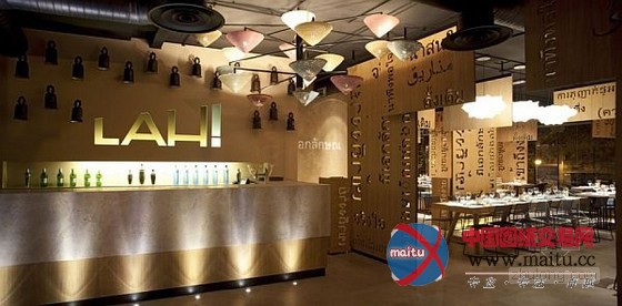 马德里风情新颖独特的LAH!餐厅设计