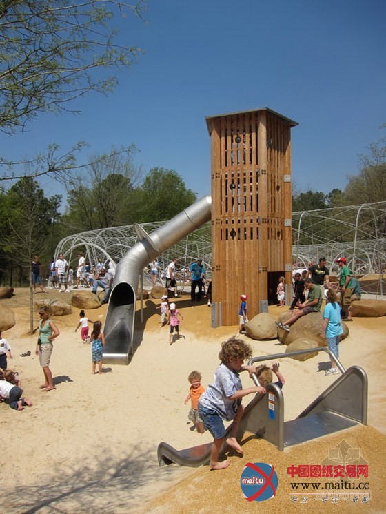 美国农场公园林地探索游乐场