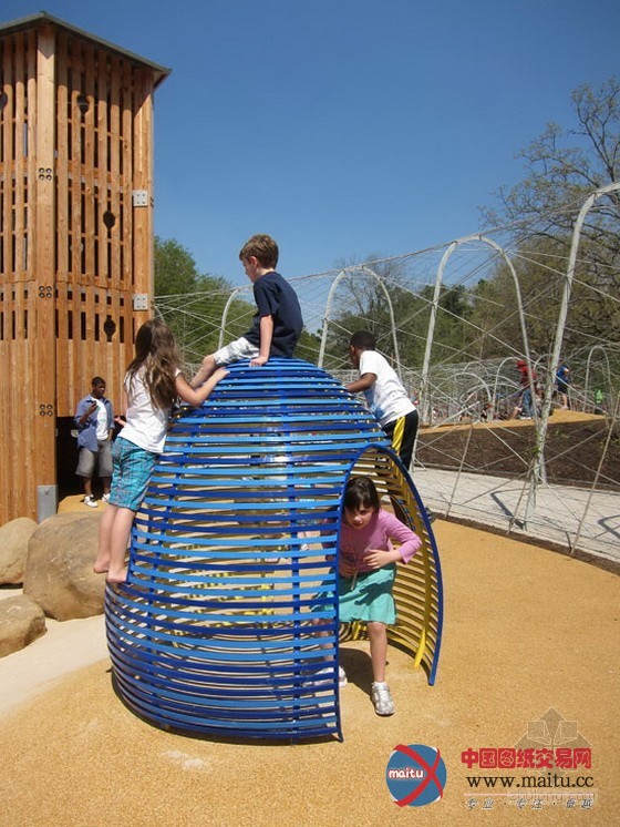 美国农场公园林地探索游乐场