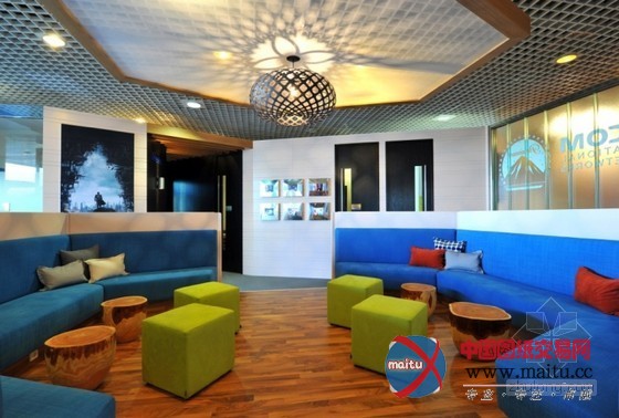 非常有趣!法国戛纳Viacom办公空间设计