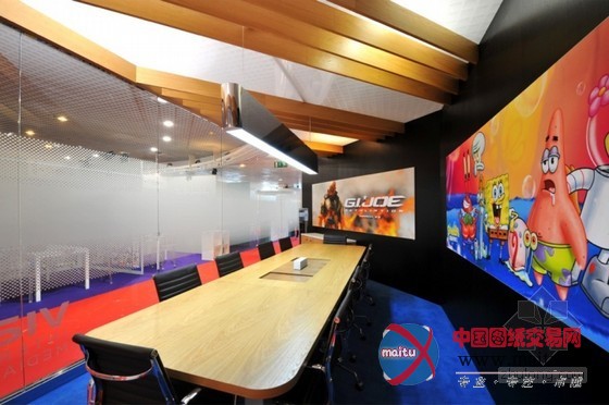 非常有趣!法国戛纳Viacom办公空间设计