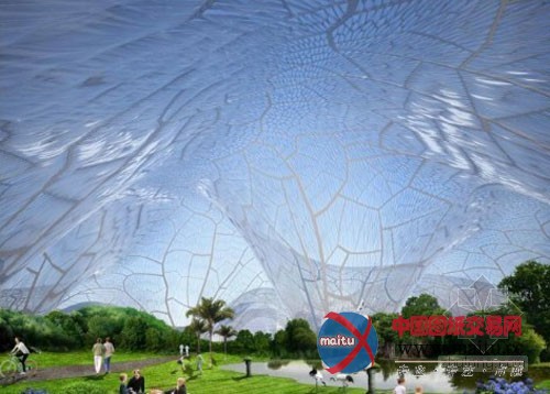 巨型泡囊防雾霾:太阳能电池板供电