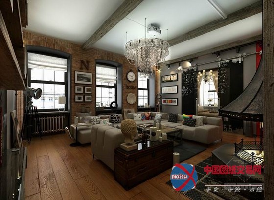 莫斯科复古风住宅设计 独特充满魅力