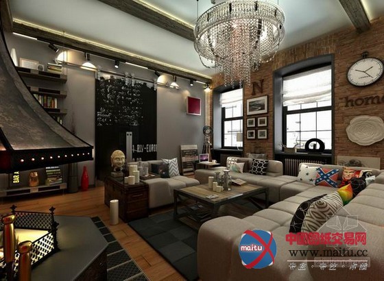 莫斯科复古风住宅设计 独特充满魅力