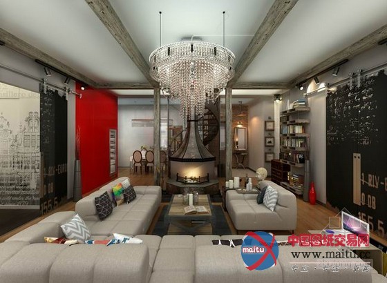 莫斯科复古风住宅设计 独特充满魅力