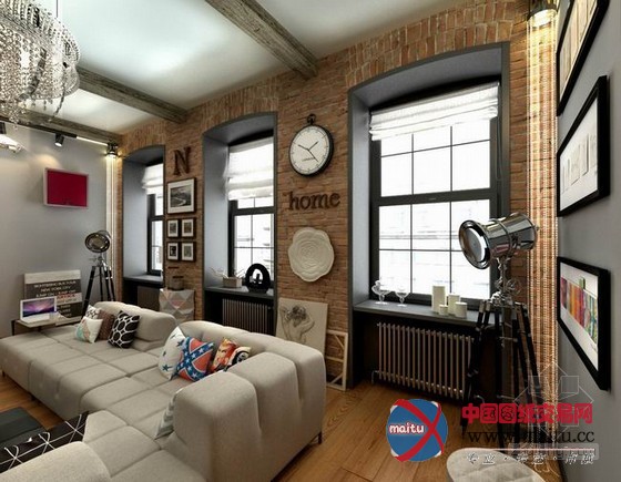 莫斯科复古风住宅设计 独特充满魅力