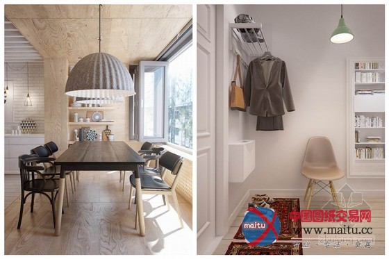 闹中取静 105平米淡雅公寓装修设计