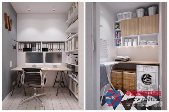 闹中取静 105平米淡雅公寓装修设计