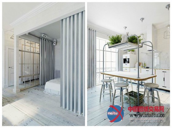 充满创意!摄影师的梦幻公寓设计