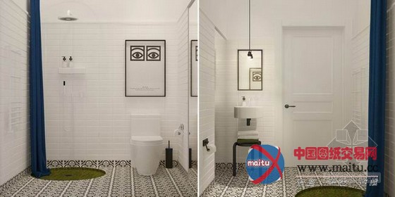 98平米清新简约的家居装饰设计 充满暖意