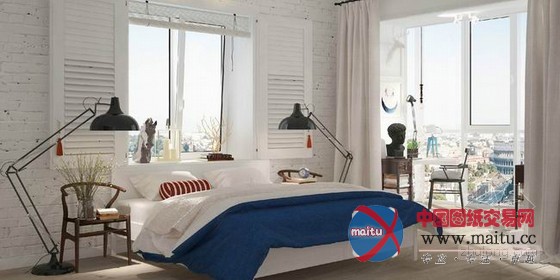 98平米清新简约的家居装饰设计 充满暖意