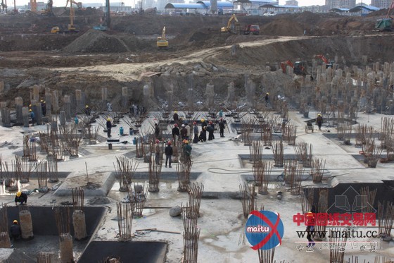 芜湖新火车站工程正在火热施工中