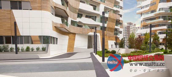 扎哈•哈德迪设计的米兰Citylife公寓