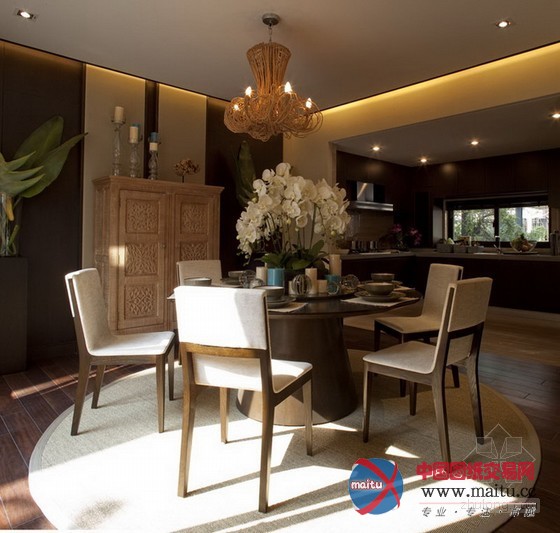 乐尚作品东南亚风格样板房 写尽神秘悠闲风情