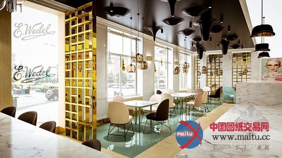 异想天开的Wedel咖啡店室内设计