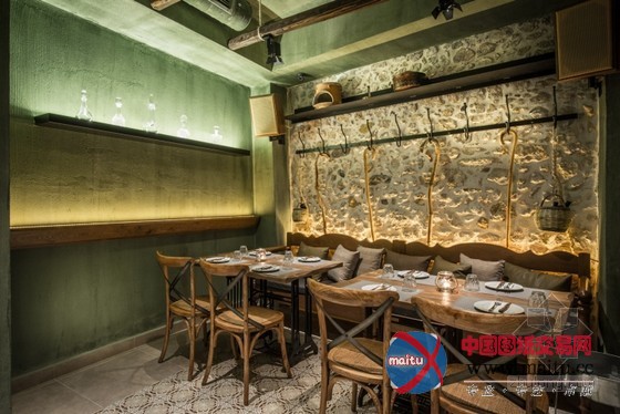 希腊Peskesi餐厅装修设计 注入个性活力