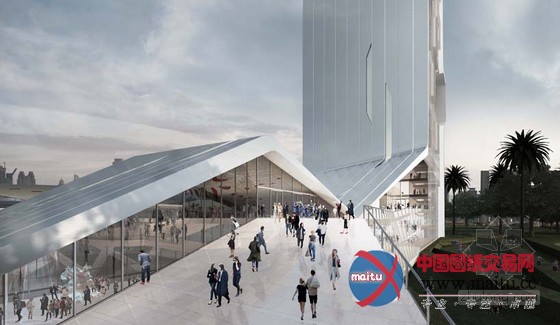 evan shieh + ali chen设计迪拜“蓝胶带”建筑学院