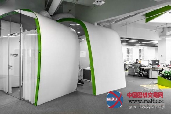 莫斯科办公室改造设计 更显舒适自然