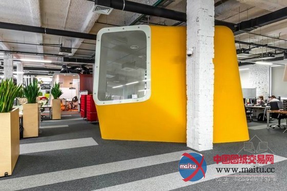 莫斯科办公室改造设计 更显舒适自然