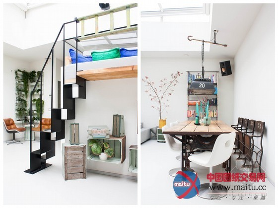 酷感十足!阿姆斯特丹loft住宅设计