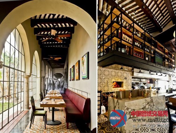 “折中主义建筑风格”意大利主题餐厅设计