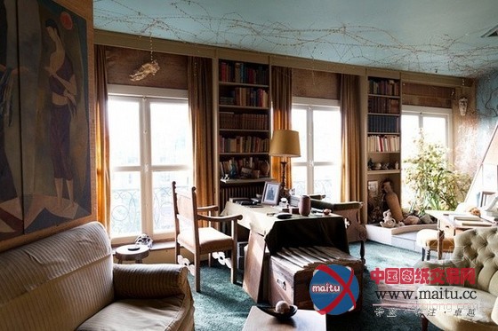 德国百岁女画家岁月中家居里的艺术人生