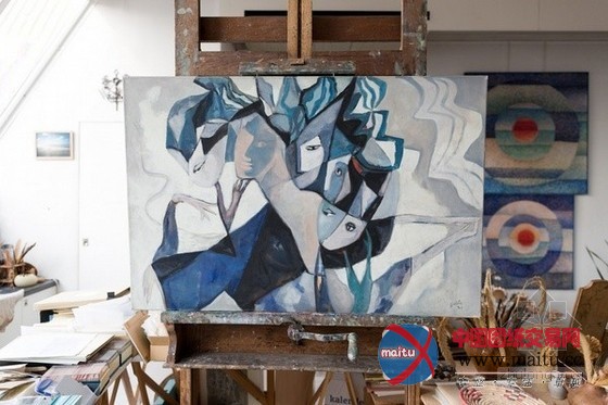 德国百岁女画家岁月中家居里的艺术人生