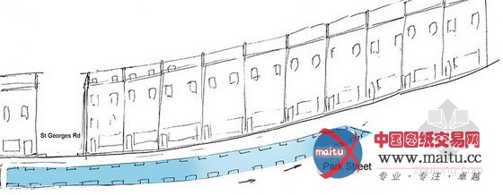 英国街头的滑道游乐场