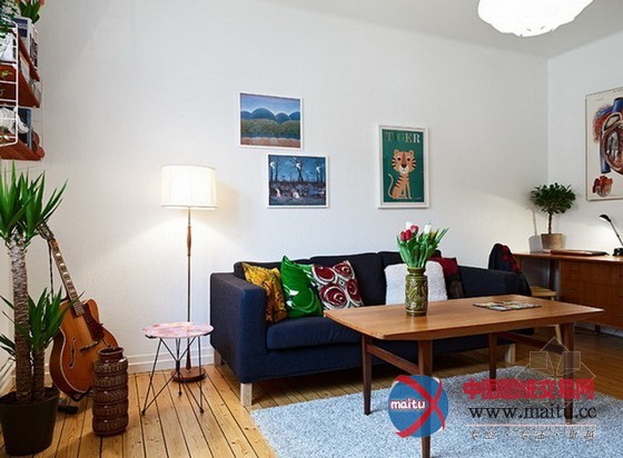 清爽家居 蔚蓝春色53平米公寓