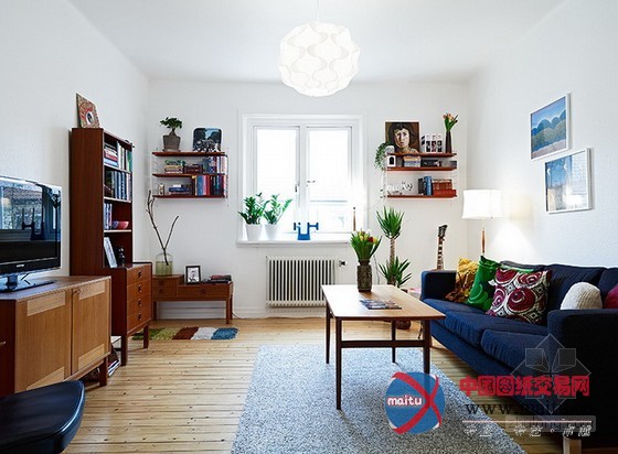 清爽家居 蔚蓝春色53平米公寓