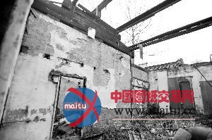 清代古建筑 拆得只剩空架子