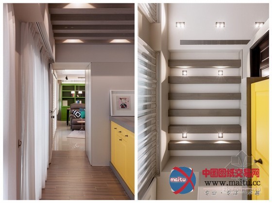 淡雅清新板桥公寓设计 空间干净明亮