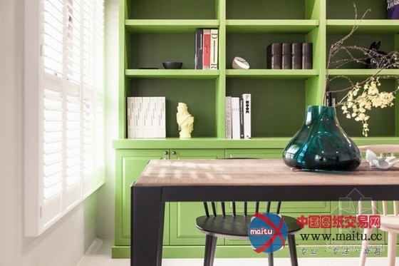 淡雅清新板桥公寓设计 空间干净明亮