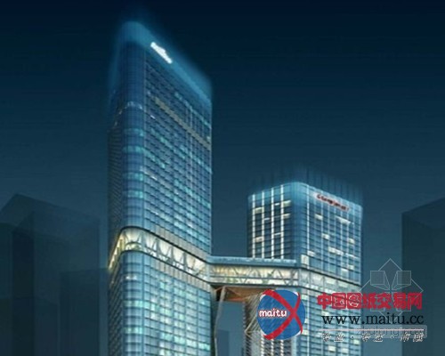 西北首座全钢结构超高层建筑开工建设