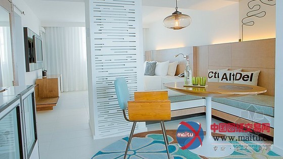 奢华时尚的迈阿密詹姆斯皇家棕榈酒店设计