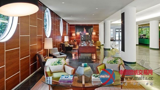 奢华时尚的迈阿密詹姆斯皇家棕榈酒店设计