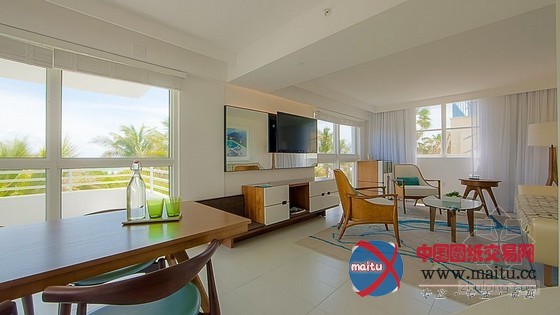 奢华时尚的迈阿密詹姆斯皇家棕榈酒店设计