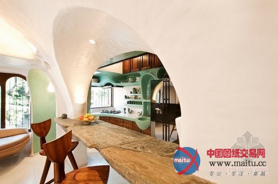 小空间不单调!65平印度拱形曲线空间