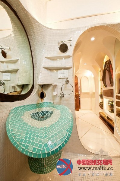 小空间不单调!65平印度拱形曲线空间