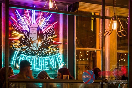 英国曼彻斯特Red’s True Barbecue烤肉店设计