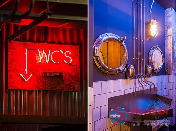 英国曼彻斯特Red’s True Barbecue烤肉店设计