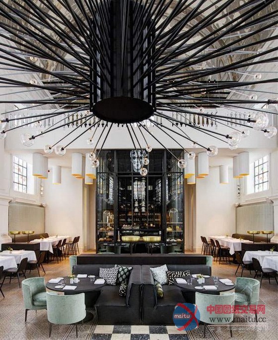 美食与摇滚!安特卫普The Jane餐厅设计