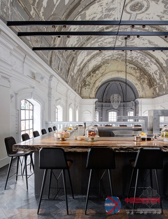 美食与摇滚!安特卫普The Jane餐厅设计