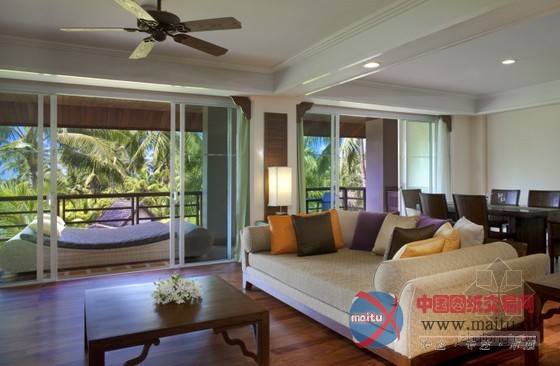 热带风情的泰国蔻立艾美海滩水疗度假酒店