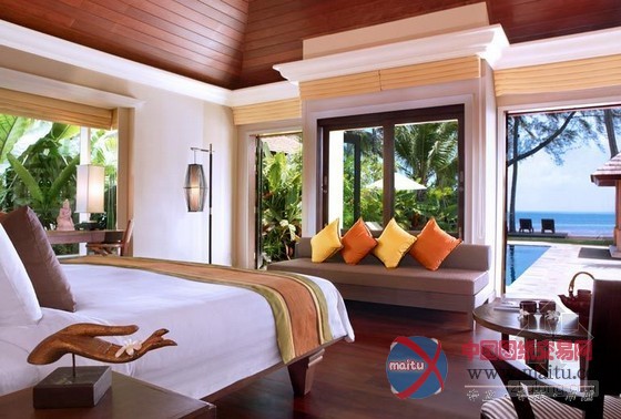 热带风情的泰国蔻立艾美海滩水疗度假酒店