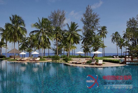 热带风情的泰国蔻立艾美海滩水疗度假酒店