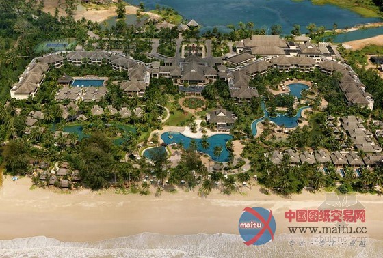 热带风情的泰国蔻立艾美海滩水疗度假酒店