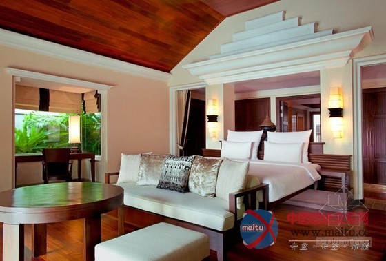 热带风情的泰国蔻立艾美海滩水疗度假酒店